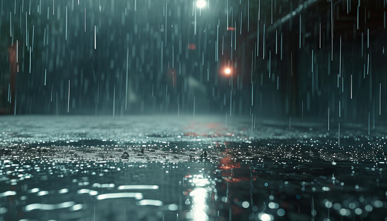 雨一直下气氛不算融洽是哪首歌曲的歌词？