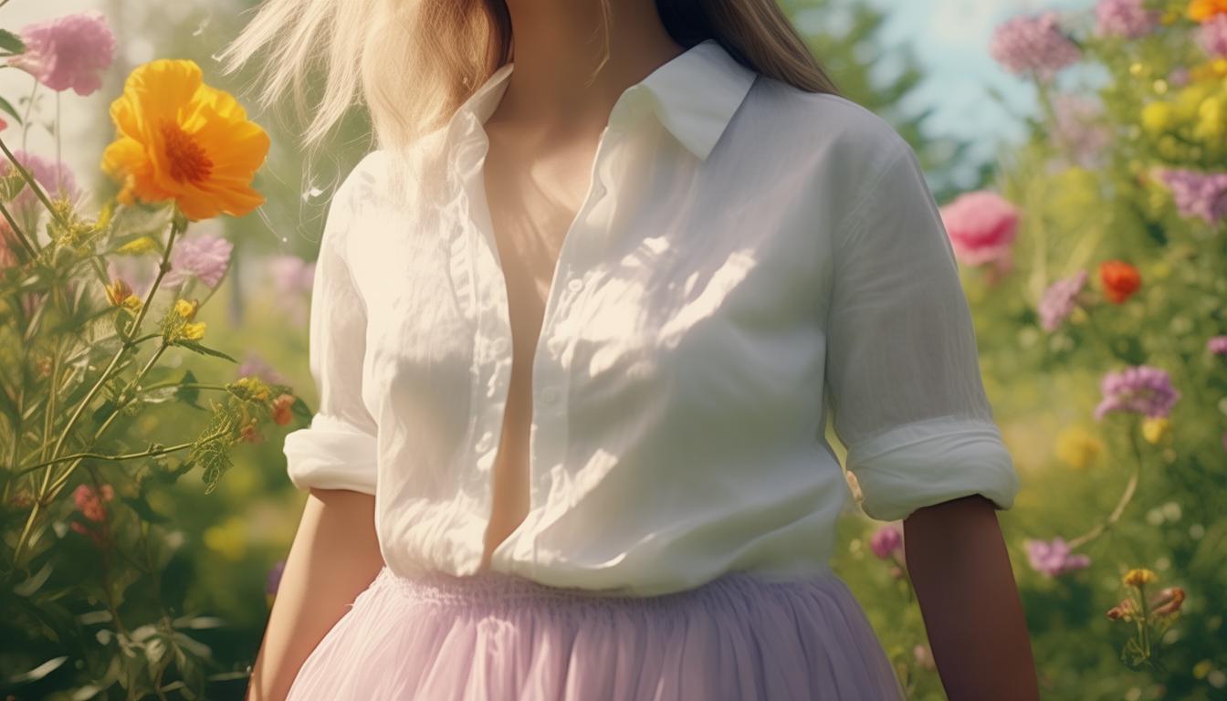 女友白衬衫搭什么？