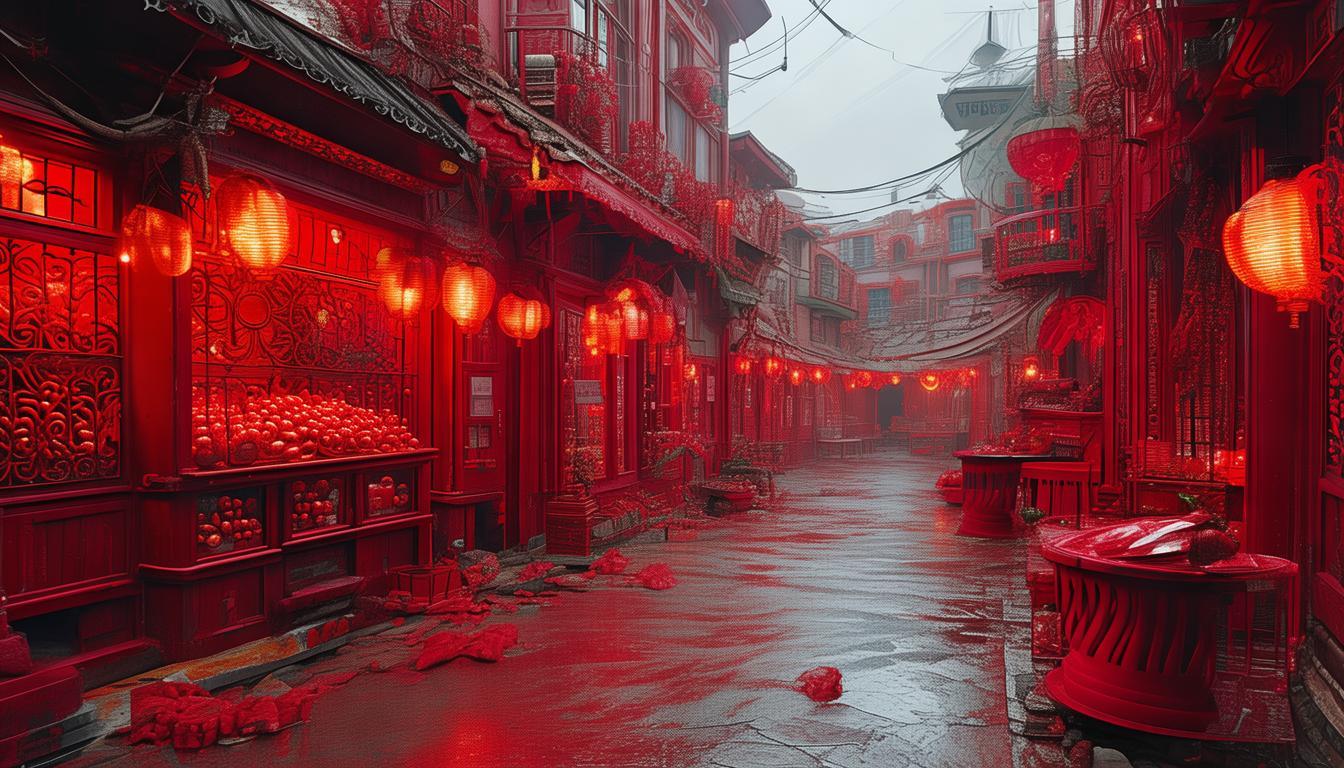 红色景点店铺都卖什么？