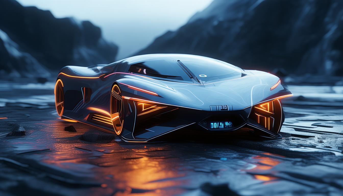 AI25D建模模型车，未来出行的智能先驱？