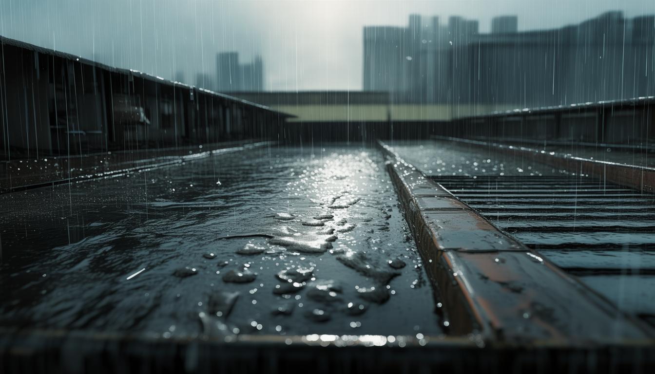 楼顶下雨找物业有用吗？