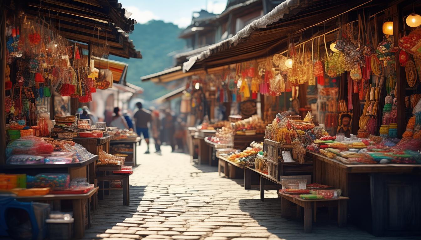 景点里卖东西的地方通常被称为什么呢？
