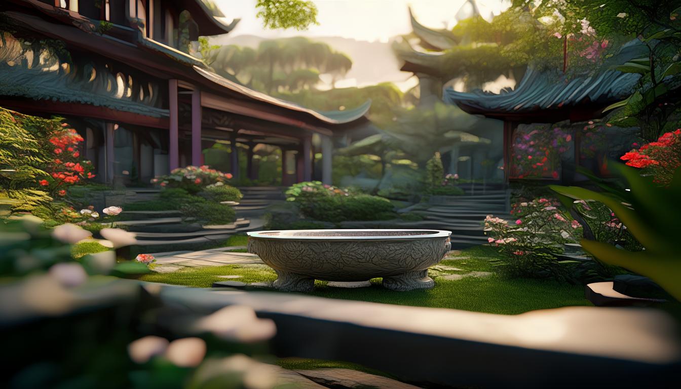 仿古景区厕所洗手盆究竟位于何处？