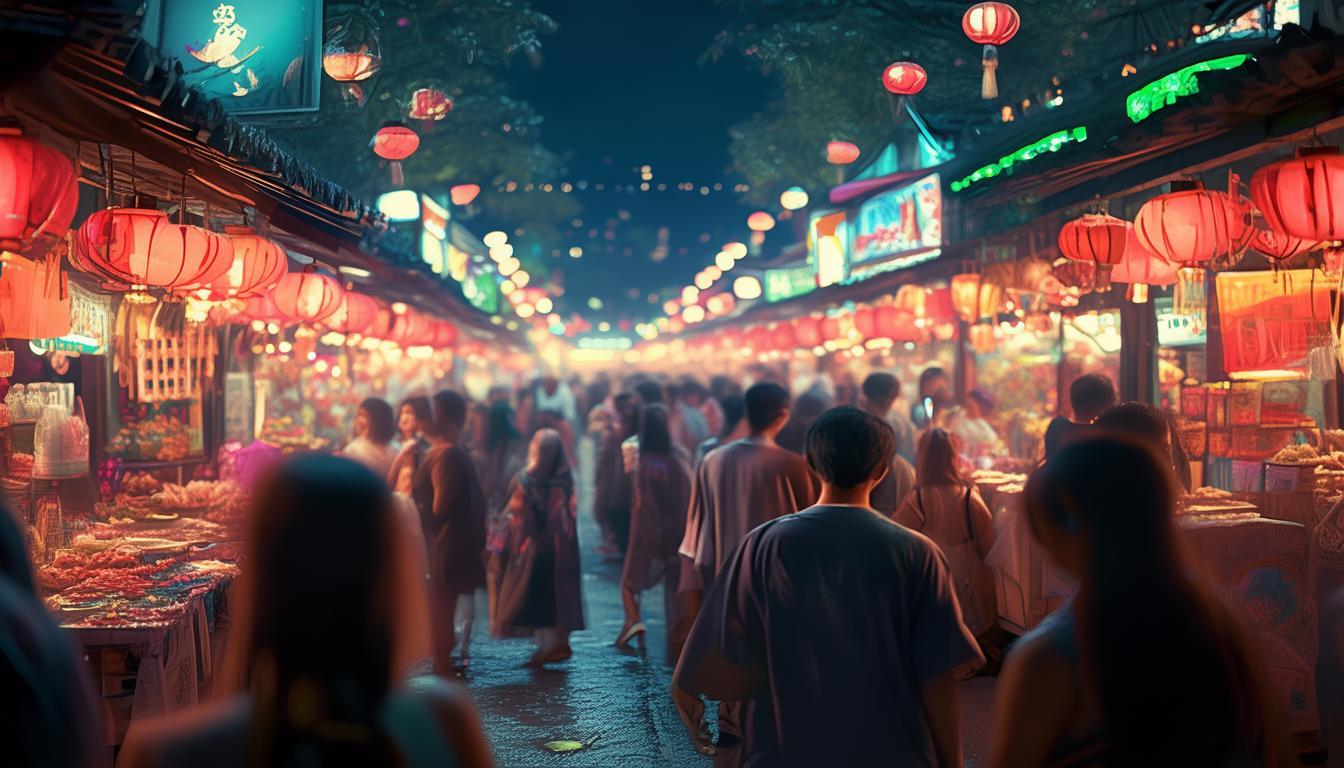 华山湖夜市哪里好玩一点？