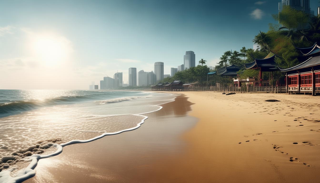 广州佛山有海滩景点吗？