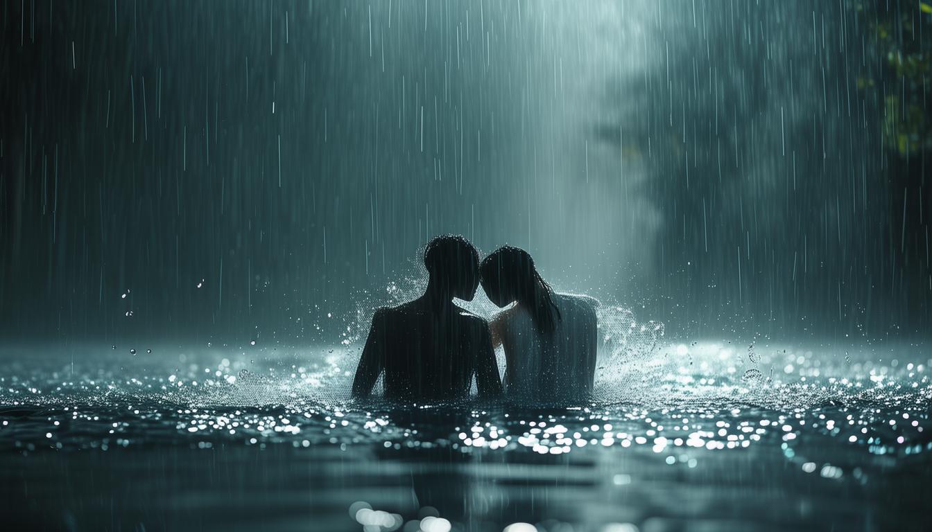 和谁在雨中相爱是什么歌？