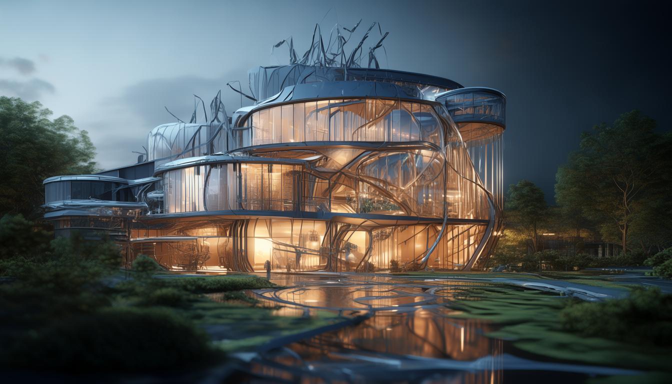 怎么描述AI建筑模型？