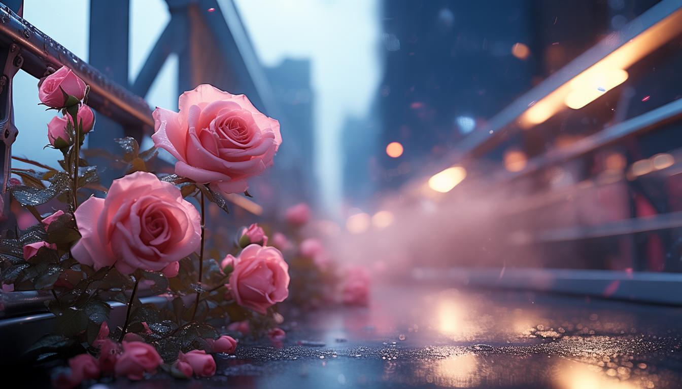 天桥上的月季花是什么歌？