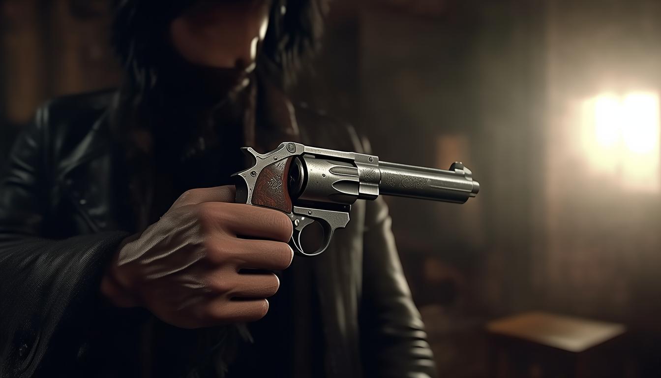 胡歌会用枪射击吗？他用的是哪种枪？