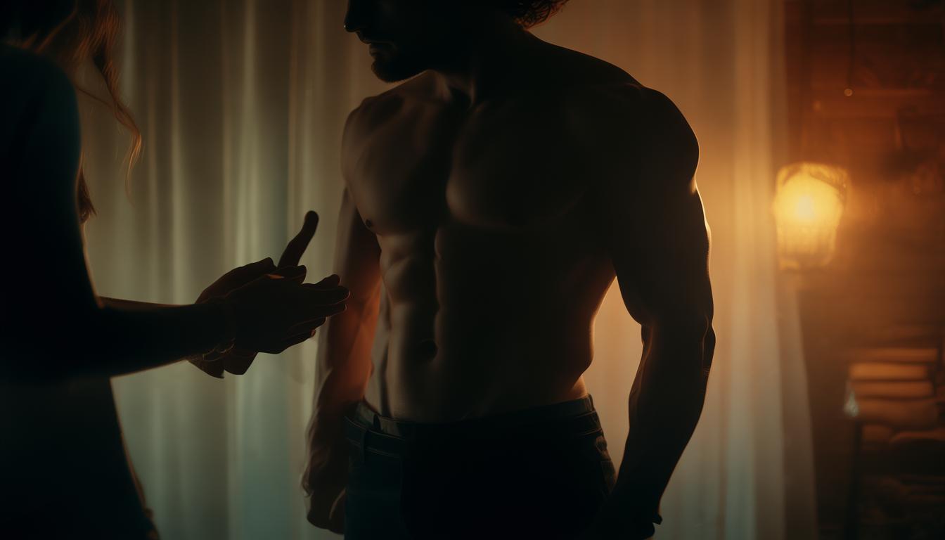 抱着男友看他腹肌正常吗？