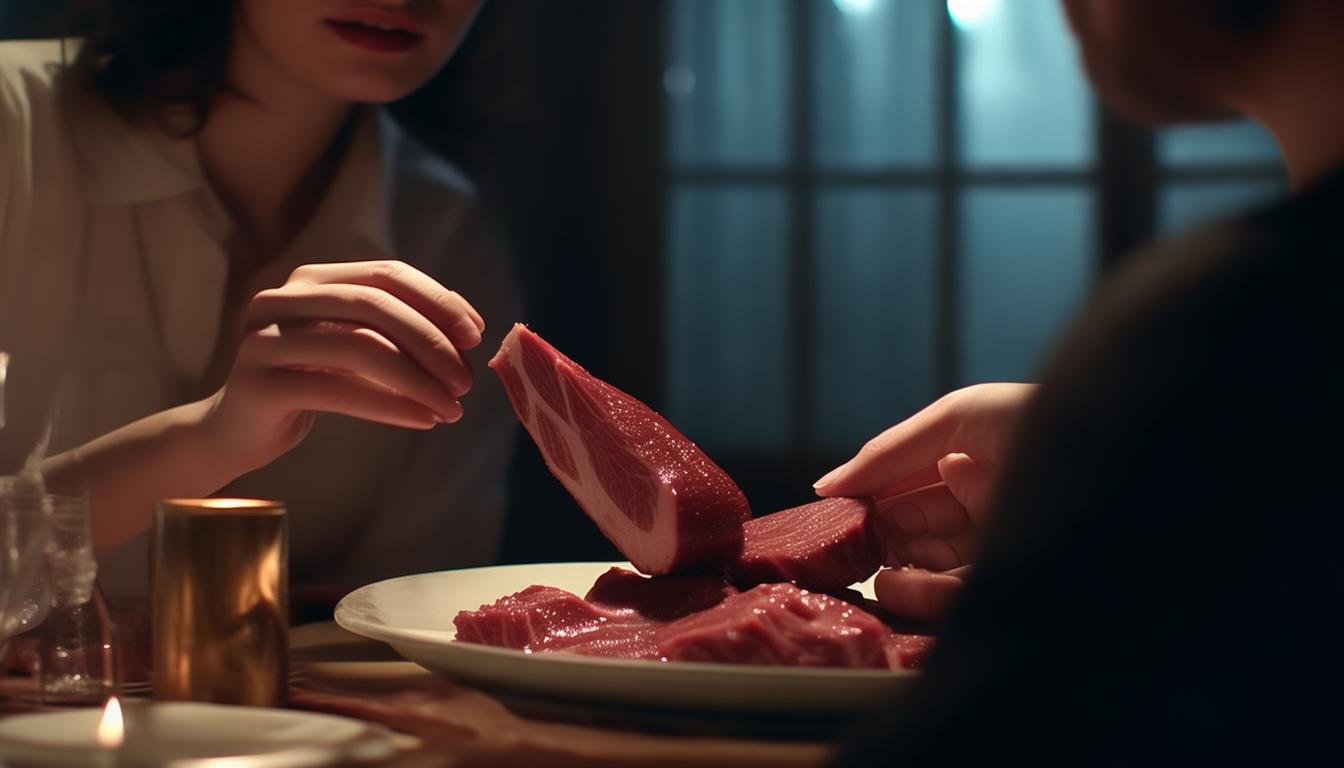 给男友吃肉时，真的需要用纸巾吗？
