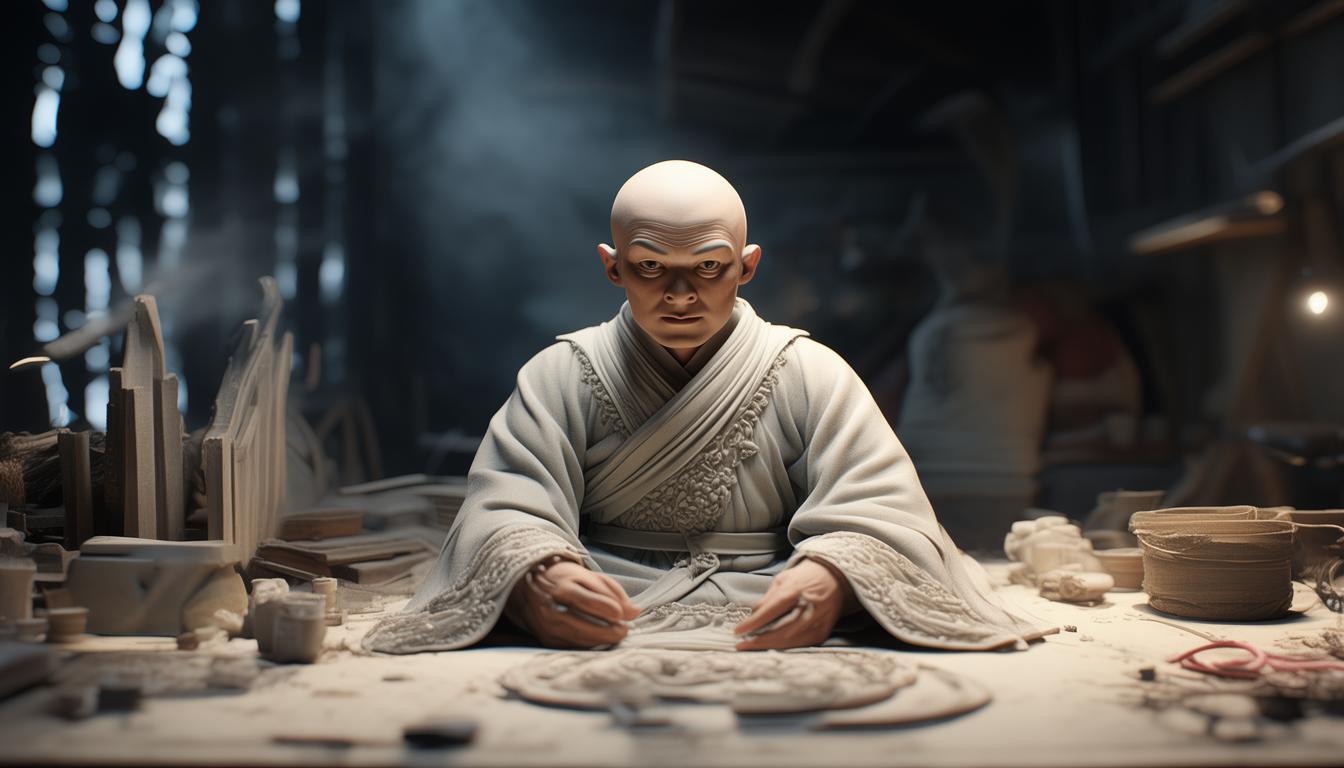 怎么制作AI小和尚模型？