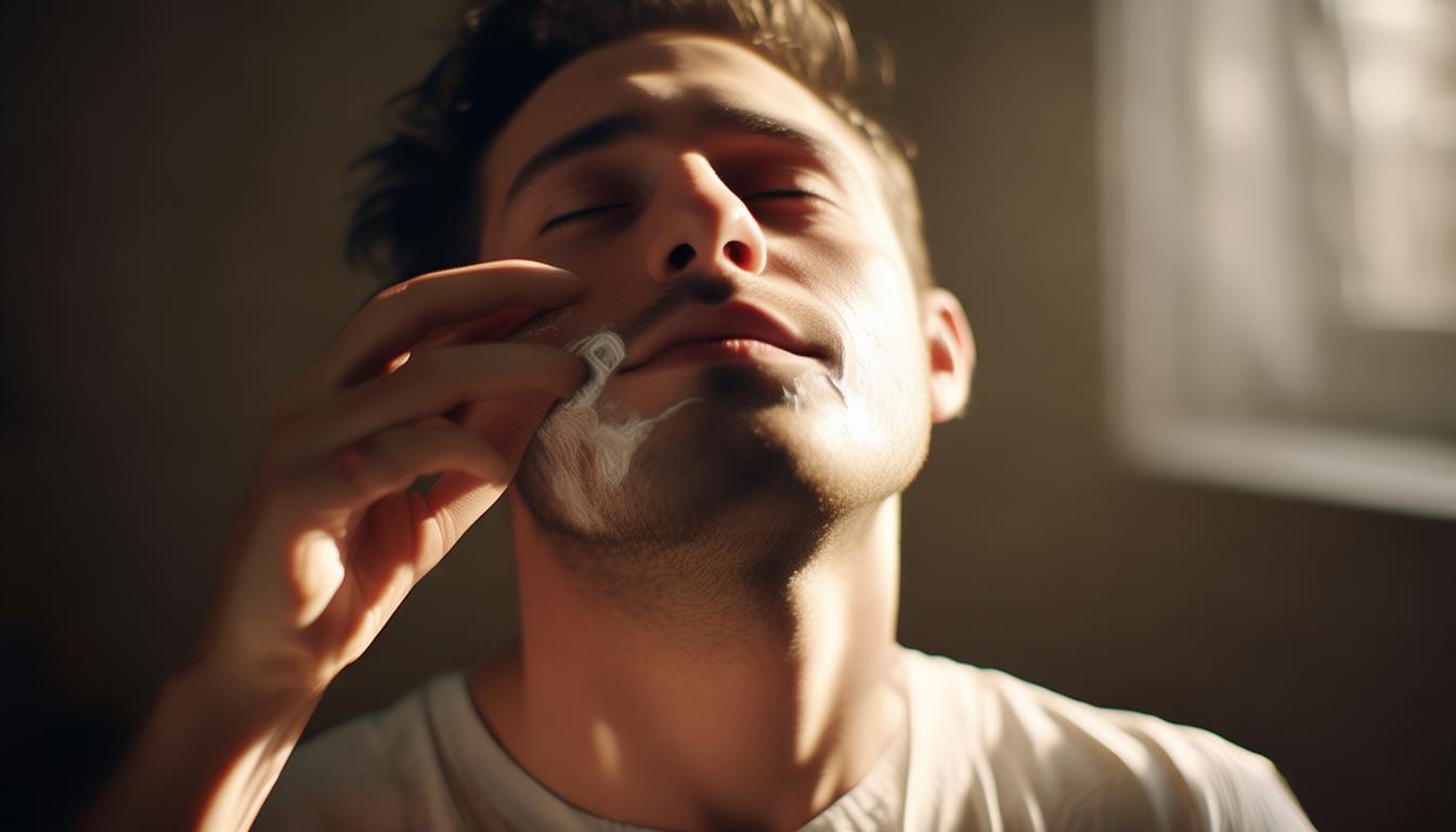 女友为男友刮脸正常吗？