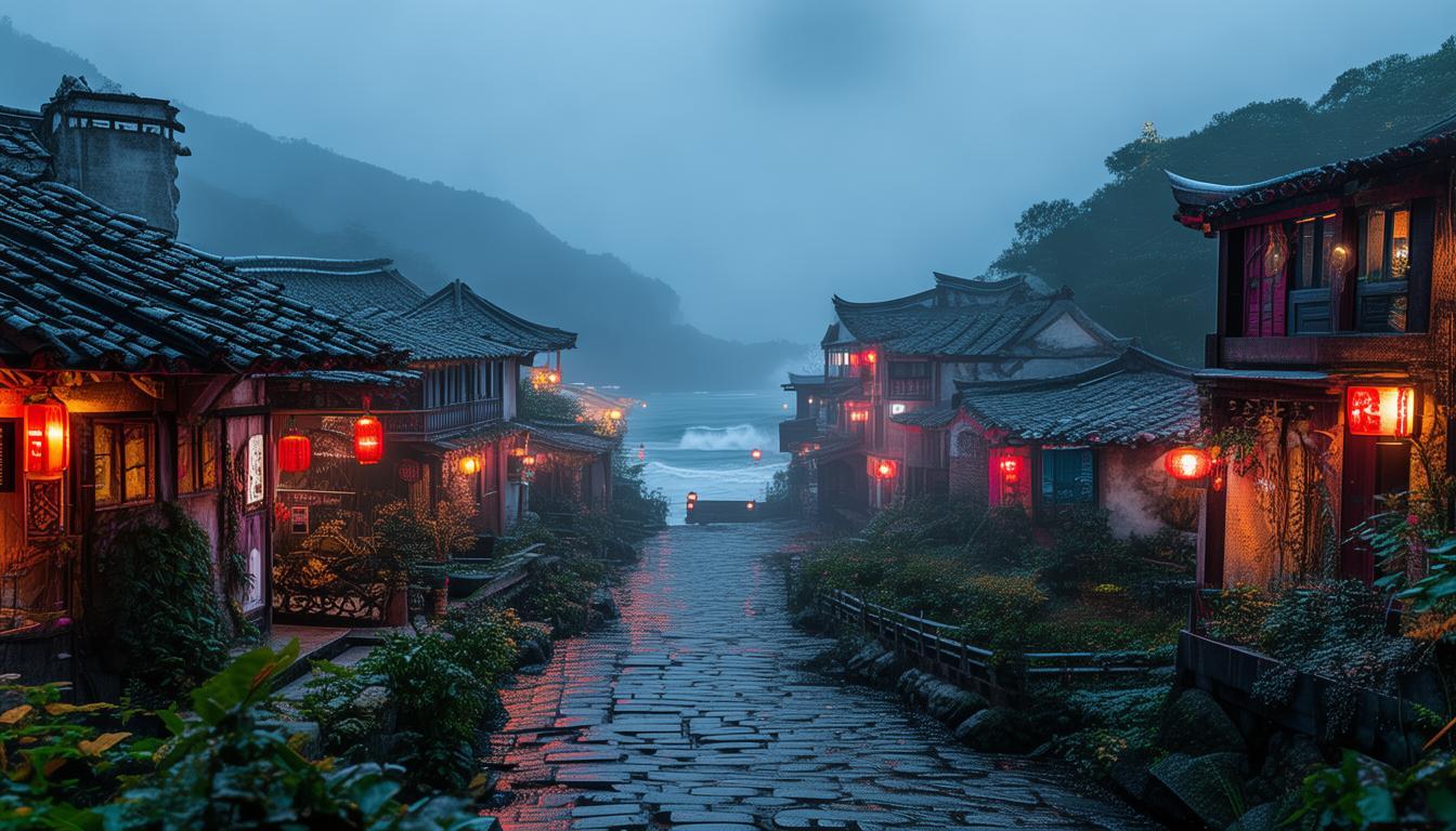 青岛景点中，那个充满魅力的村庄究竟叫什么？