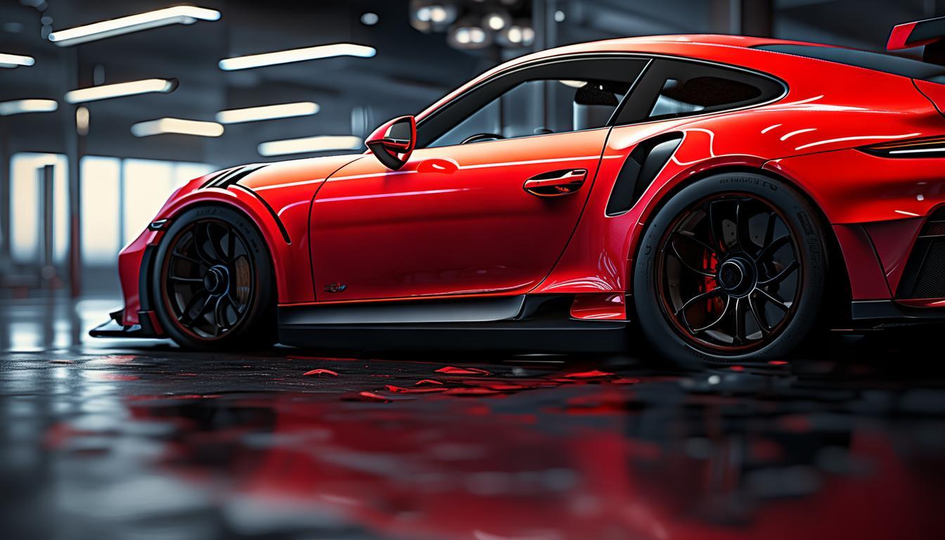 AI模型能否精准还原保时捷911 GT3 RS的极致魅力？