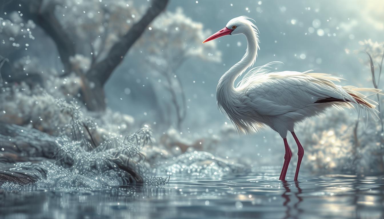 文心一言李彦宏如何解释画鹤？