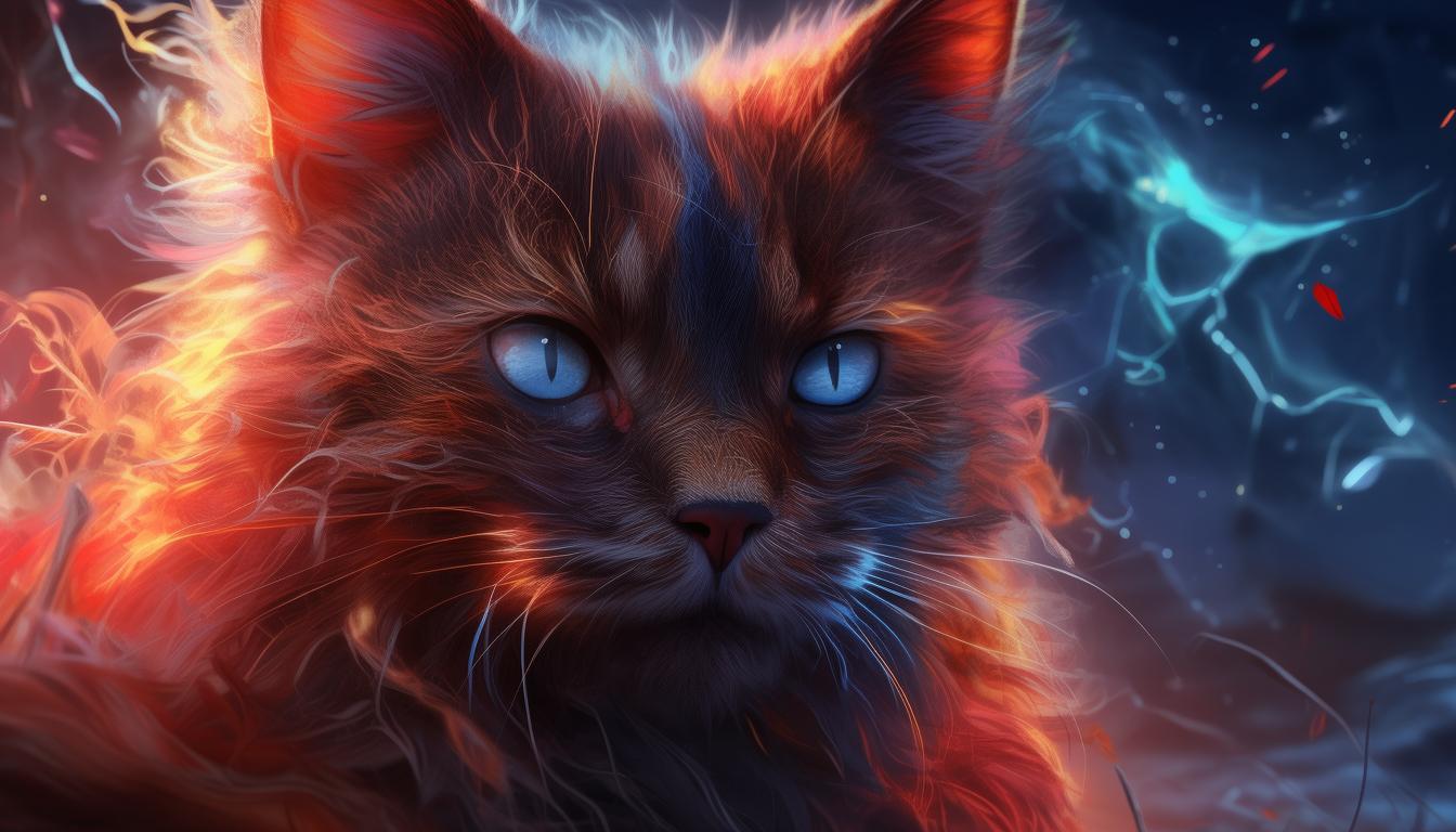 文心一言画的爱国的猫会是什么样子？